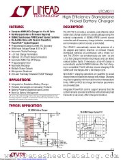 LTC4011CFE#TR datasheet pdf Linear Technology