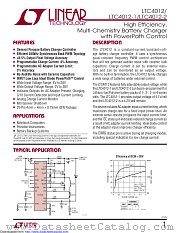 LTC4012IUF-2#TRPBF datasheet pdf Linear Technology