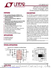 LTC4052EMS8E-4.2#TR datasheet pdf Linear Technology