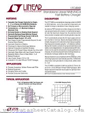 LTC4060EFE#PBF datasheet pdf Linear Technology
