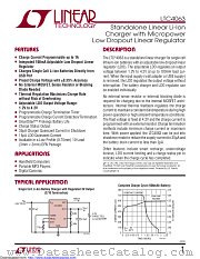 LTC4063EDD datasheet pdf Linear Technology