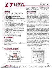 LTC4065EDC-4.4#TRPBF datasheet pdf Linear Technology