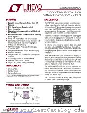 LTC4065AEDC#TRM datasheet pdf Linear Technology