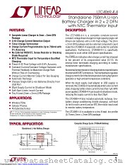 LTC4069EDC-4.4#TRMPBF datasheet pdf Linear Technology