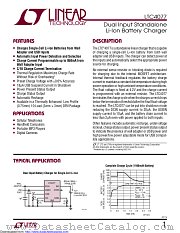 LTC4077EDD datasheet pdf Linear Technology