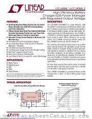 LTC4088EDE-2#PBF datasheet pdf Linear Technology