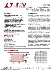 LTC4155EUFD#PBF datasheet pdf Linear Technology