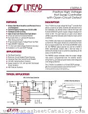 LT4256-3IGN#TRPBF datasheet pdf Linear Technology
