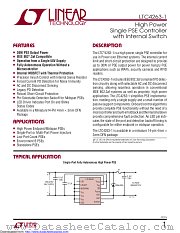 LTC4263IDE-1#TRPBF datasheet pdf Linear Technology