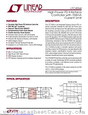 LTC4264IDE#TRPBF datasheet pdf Linear Technology