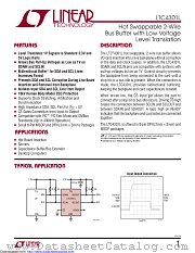 LTC4301LCDD#TRPBF datasheet pdf Linear Technology