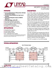 LT4351CMS#TRPBF datasheet pdf Linear Technology