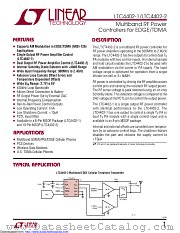 LTC4402-2EMS datasheet pdf Linear Technology