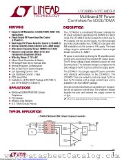 LTC4403-2EMS datasheet pdf Linear Technology