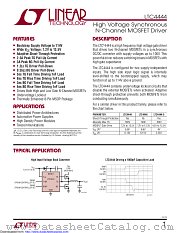 LTC4444MPMS8E datasheet pdf Linear Technology