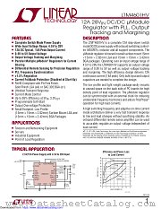 LTM4601HVIY#PBF datasheet pdf Linear Technology