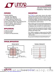 LT5400BIMS8E-3#TRPBF datasheet pdf Linear Technology