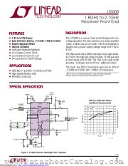 LT5500EGN datasheet pdf Linear Technology