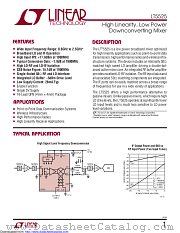 LT5525EUF datasheet pdf Linear Technology