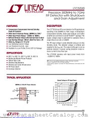LTC5530ES6 datasheet pdf Linear Technology