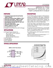 LTC5536ES6 datasheet pdf Linear Technology