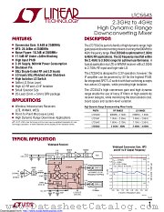 LTC5543IUH#PBF datasheet pdf Linear Technology