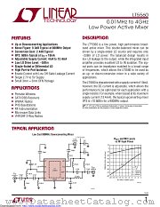 LT5560EDD#TRPBF datasheet pdf Linear Technology