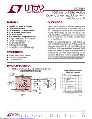 LTC5567IUF#PBF datasheet pdf Linear Technology