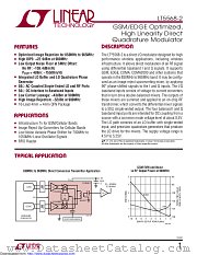 LT5568-2EUF#TRPBF datasheet pdf Linear Technology