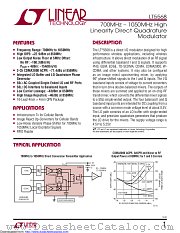 LT5568EUF#TRPBF datasheet pdf Linear Technology