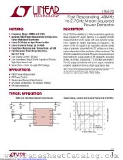 LT5570IDD#TRPBF datasheet pdf Linear Technology
