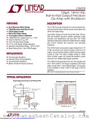 LT6010ACDD#TRPBF datasheet pdf Linear Technology