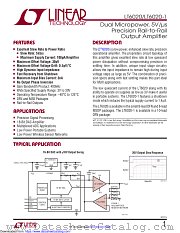 LT6020HMS8#TRPBF datasheet pdf Linear Technology