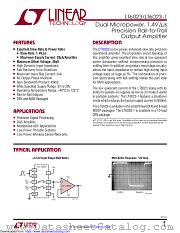 LT6023HDD#TRPBF datasheet pdf Linear Technology