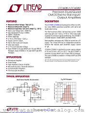 LTC6081CDD#TRPBF datasheet pdf Linear Technology