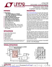 LTC6102CDD-1#TRPBF datasheet pdf Linear Technology