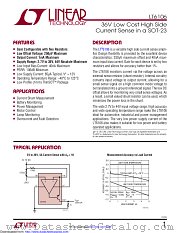 LT6106HS5 datasheet pdf Linear Technology