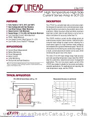 LT6107MPS5#TRMPBF datasheet pdf Linear Technology