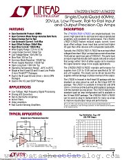 LT6220IS8#TRPBF datasheet pdf Linear Technology