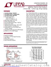 LT6233IS6#TRPBF datasheet pdf Linear Technology