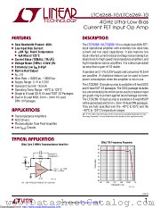 LTC6268HS6-10#PBF datasheet pdf Linear Technology