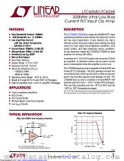 LTC6269HDD#TRPBF datasheet pdf Linear Technology