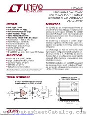 LTC6362HDD#TRPBF datasheet pdf Linear Technology