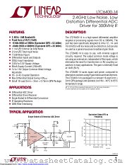 LTC6400IUD-14#TRPBF datasheet pdf Linear Technology