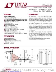 LTC6401CUD-14 datasheet pdf Linear Technology