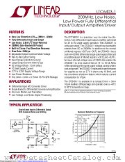 LTC6403CUD-1#TRPBF datasheet pdf Linear Technology
