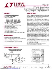 LTC6404IUD-1#PBF datasheet pdf Linear Technology