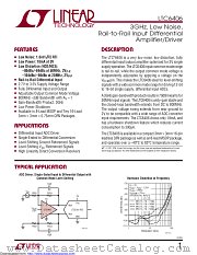 LTC6406IMS8E#TRPBF datasheet pdf Linear Technology
