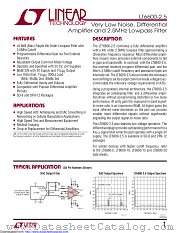 LT6600CS8-2.5#TR datasheet pdf Linear Technology