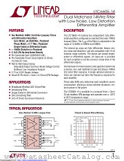 LTC6605IDJC-14#PBF datasheet pdf Linear Technology